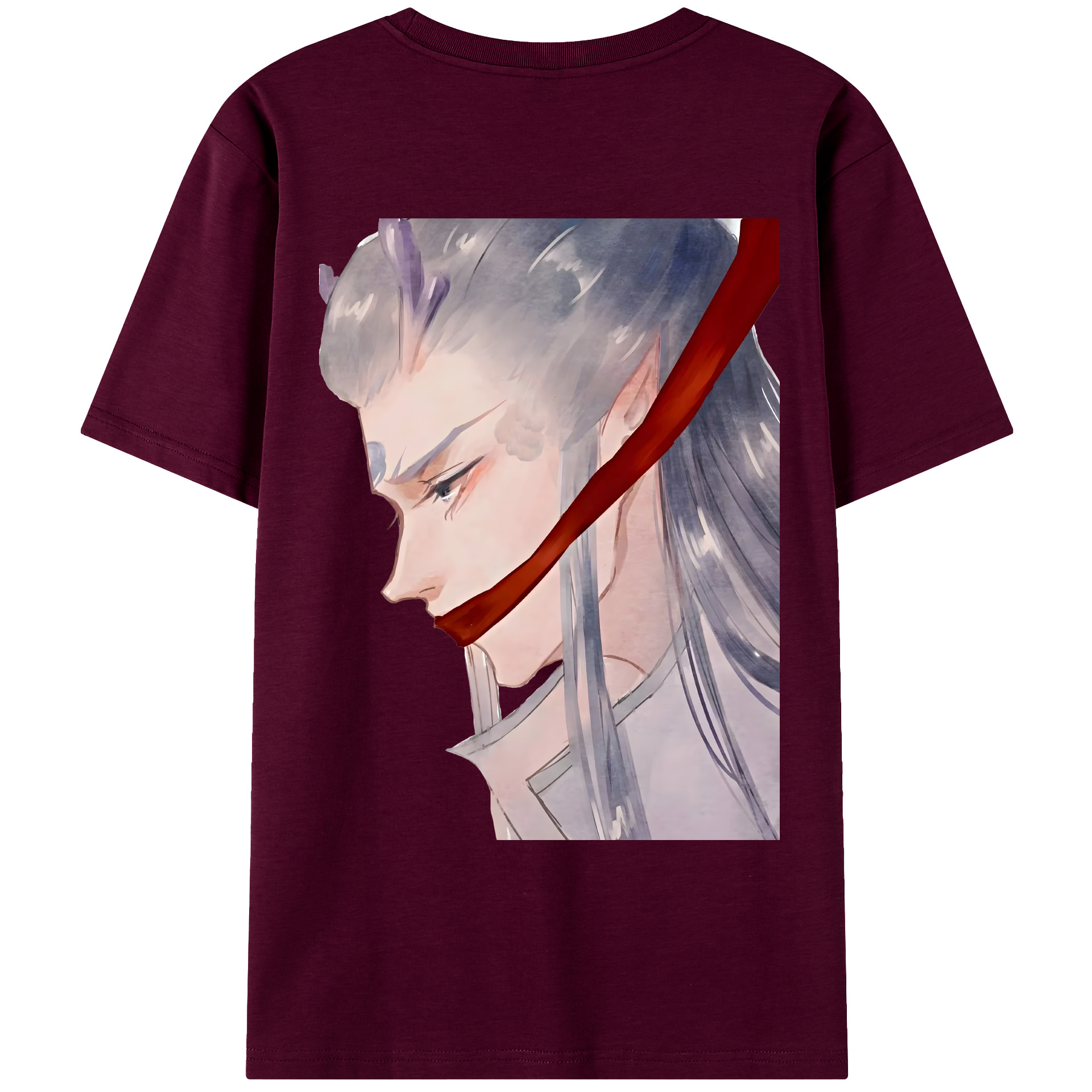 （画像用） Ne Zha 2 ナタ 魔童の大暴れ レディース半袖Tシャツ(バックプリント)